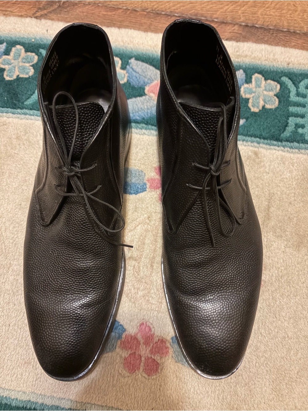 Banana Republic Black Men’s Leather Chukka Boots size 11